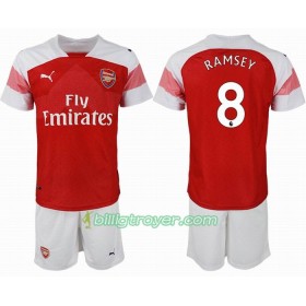 Billige Fotballdrakter Arsenal RAMSEY 8 Barn Hjemmedraktsett 2018/19 Kortermet